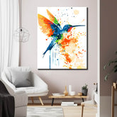 Painting by Numbers Hummingbird Bird Modern Animal Art